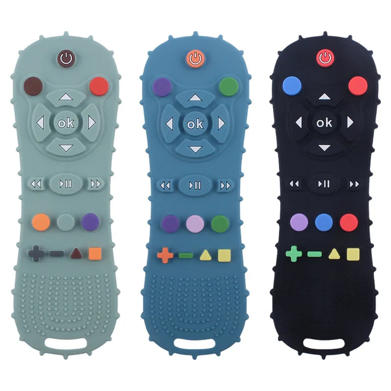 Baby Silicone Teether TV Remote Control Shape