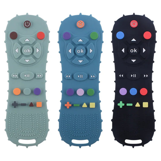 Baby Silicone Teether TV Remote Control Shape