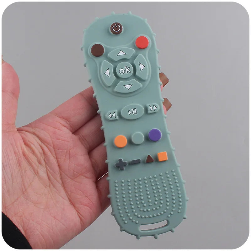 Baby Silicone Teether TV Remote Control Shape