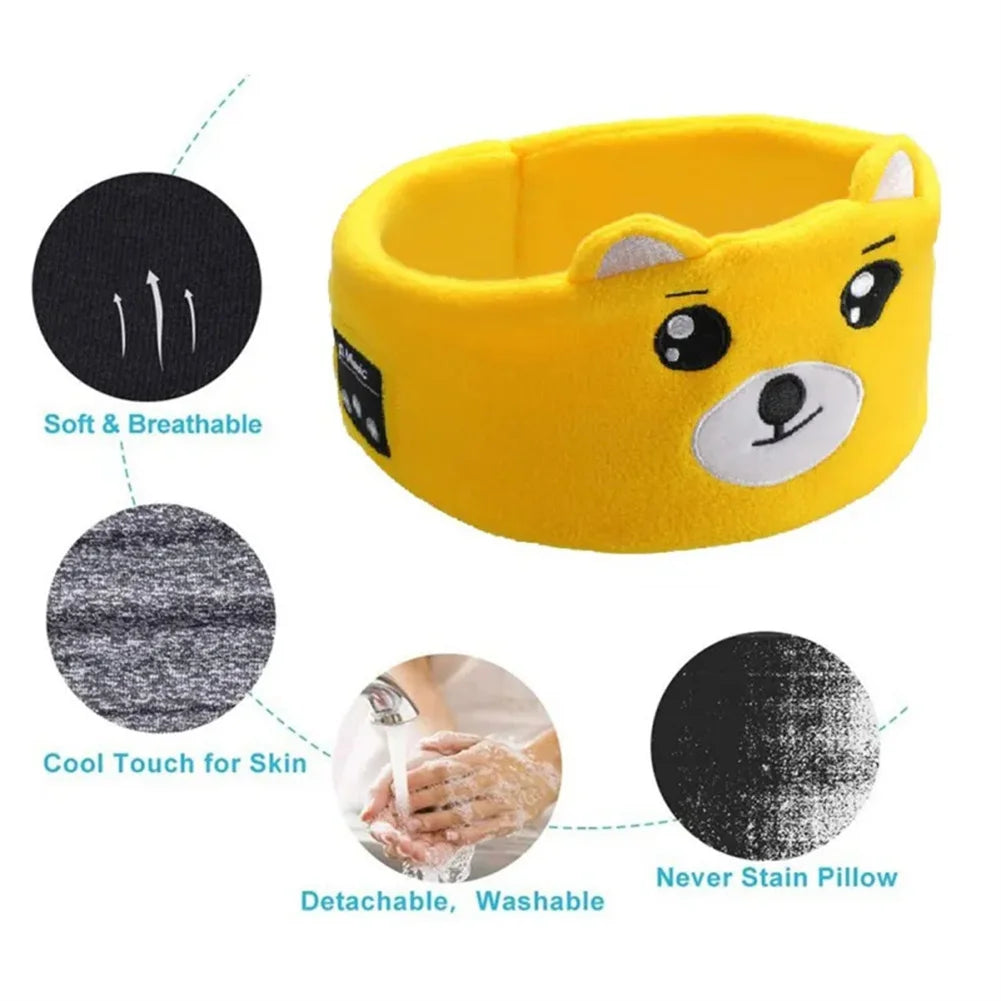 Soft Bluetooth Earphone Headbands for Kids