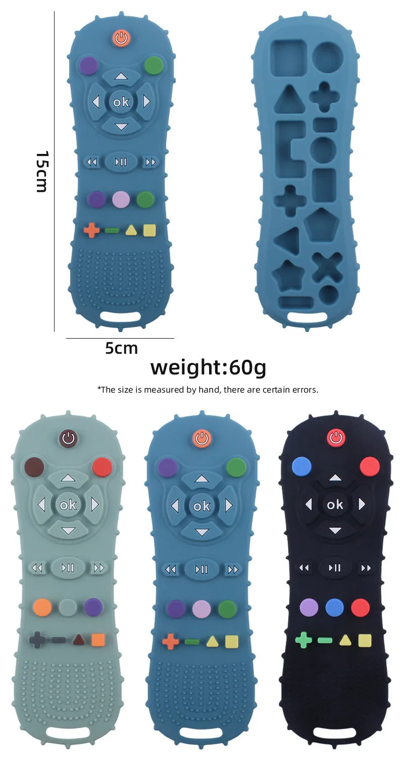 Baby Silicone Teether TV Remote Control Shape