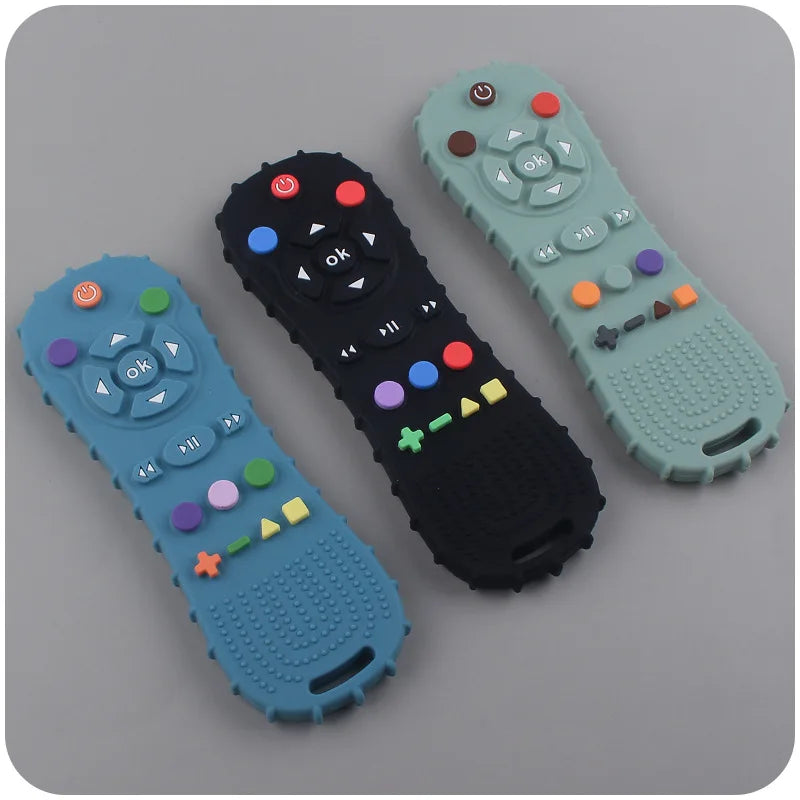 Baby Silicone Teether TV Remote Control Shape